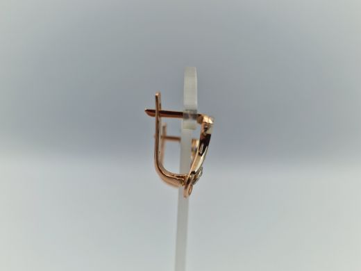 Zelta auskari ar cirkoniju, 4.38 g