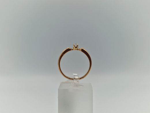Zelta gredzens ar cirkoniju, 2.29 g