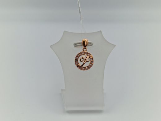 Zelta kulons ar cirkoniju, 0.87 g