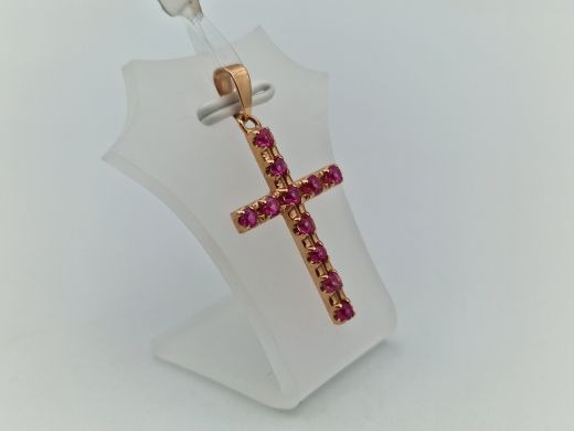 Zelta kulons ar koraļļi, 2.72 g