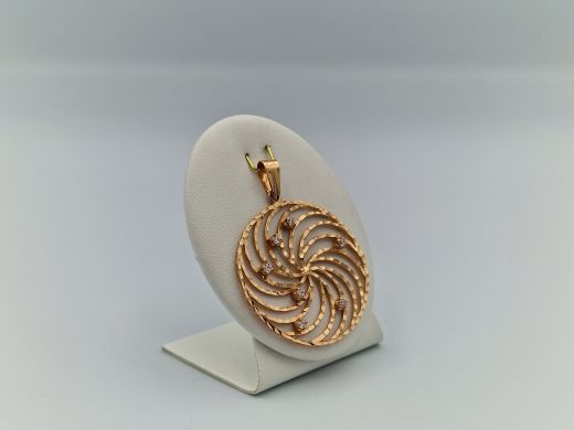 Zelta kulons ar cirkoniju, 4.7 g