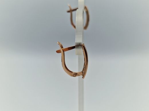 Zelta auskari ar cirkoniju, 1.45 g