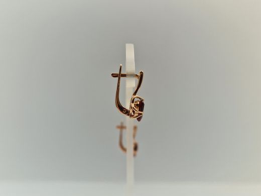 Zelta auskari ar cirkoniju, 3.09 g