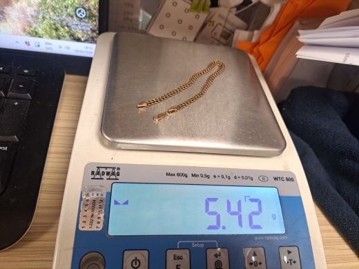 Zelta aproce, 5.32 g, izm. 20 cm