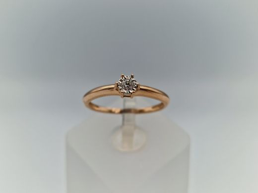 Zelta gredzens, 1.34 g, izm. 17