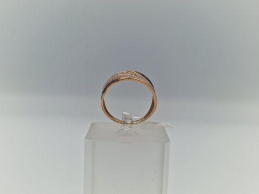 Zelta gredzens ar cirkoniju, 3.05 g, izm. 19