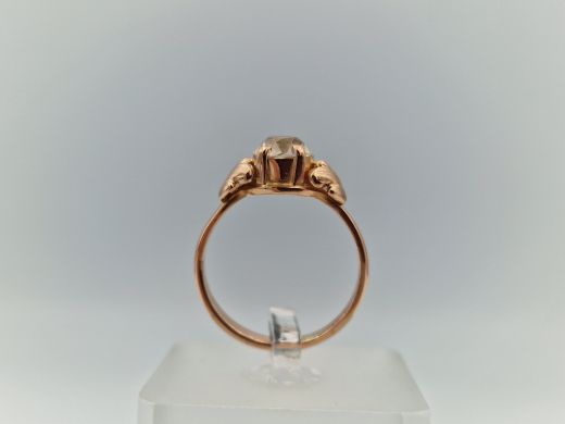 Zelta gredzens ar cirkoniju, 3.77 g, izm. 18.2