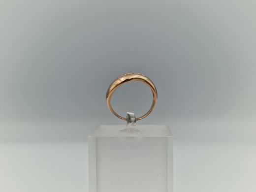 Zelta gredzens ar cirkoniju, 3.33 g, izm. 17