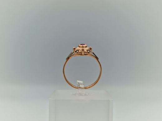 Zelta gredzens ar cirkoniju, 2.72 g, izm. 18.7