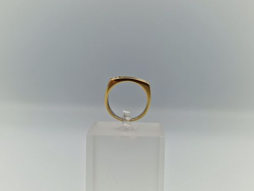 Zelta gredzens ar briljantu, 3.93 g, izm. 16.8