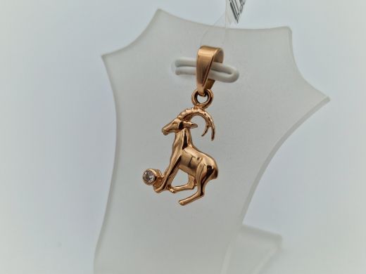 Zelta kulons ar cirkoniju, 1.2 g