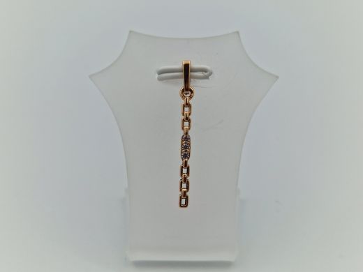 Zelta kulons ar cirkoniju, 0.83 g