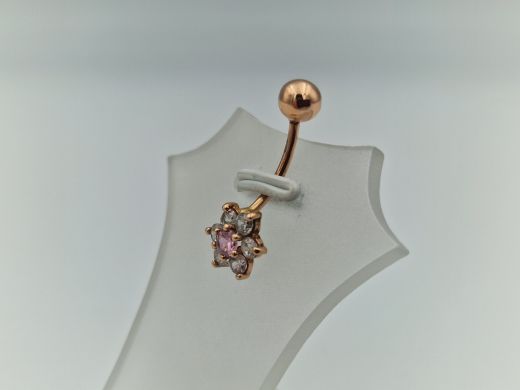 Золотой кулон с цирконом, 1.12 г