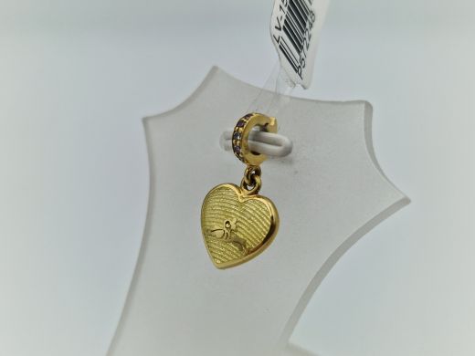 Zelta kulons ar cirkoniju, 2.22 g