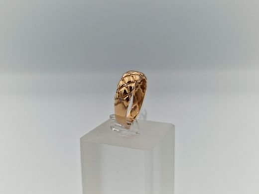 Zelta gredzens ar cirkoniju, 2.51 g, izm. 20.5