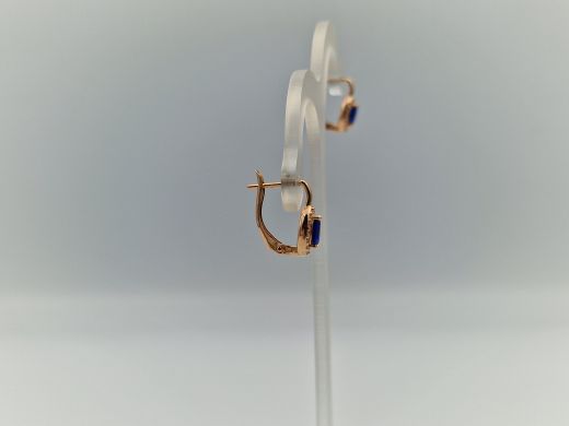 Zelta auskari ar cirkoniju, 2.29 g