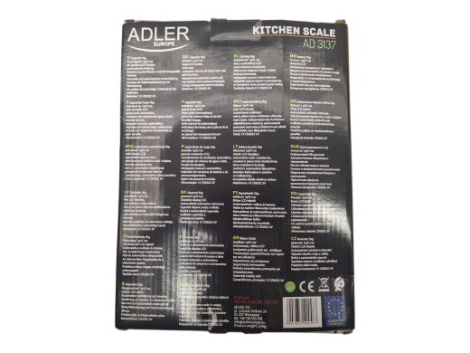 ADLER Kitchen Scale Ad3137