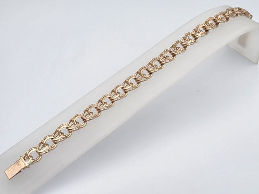 Золотой браслет, 27.2 г, разм. 24cm