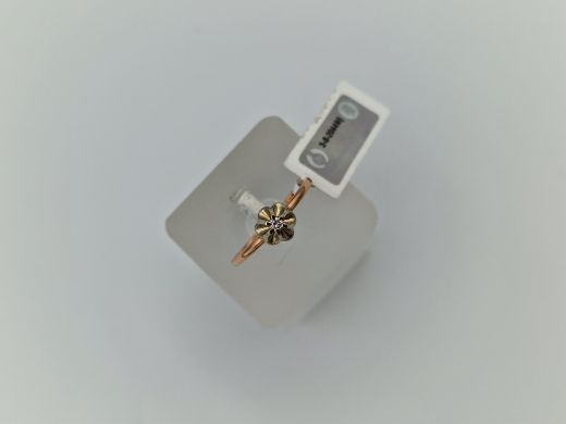 Золотое кольцо, 1.71 г, разм. 17.5