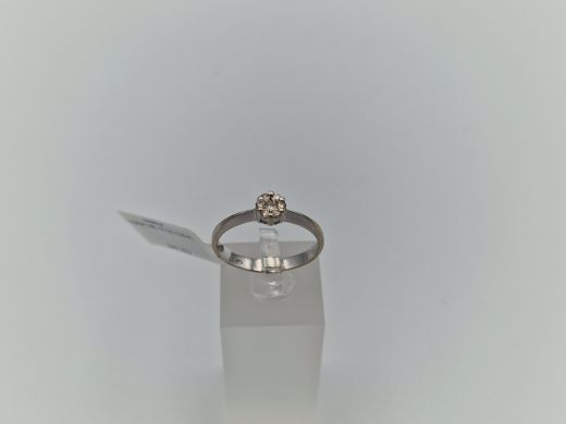 Zelta gredzens ar briljantu, 1.92 g, izm. 18
