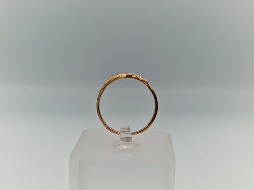 Zelta gredzens ar cirkoniju, 2.07 g, izm. 17.5