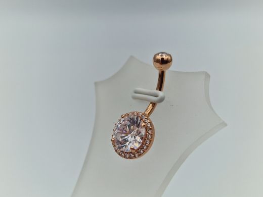 Zelta kulons ar cirkoniju, 1.98 g