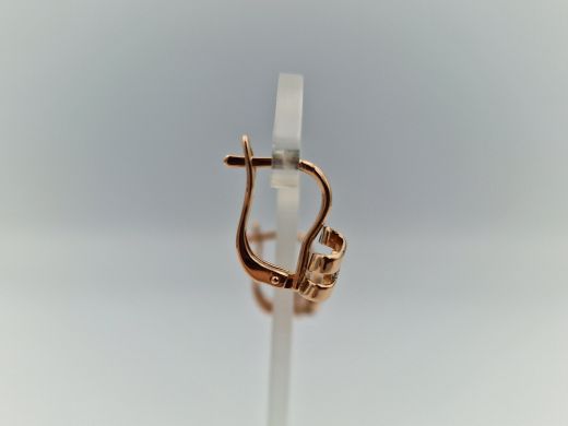 Zelta auskari ar cirkoniju, 2.36 g