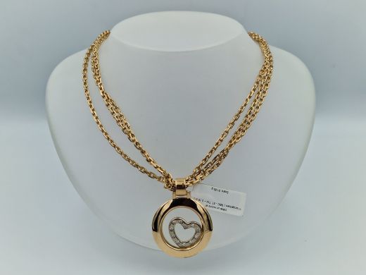 Золотое ожерелье с бриллиантами, 51.83 г