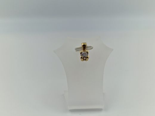 Zelta kulons ar cirkoniju, 1.47 g