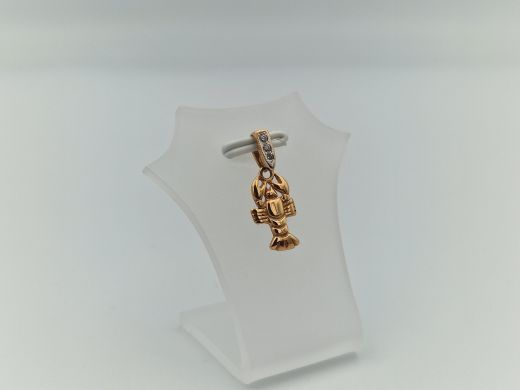 Zelta kulons ar cirkoniju, 1.05 g