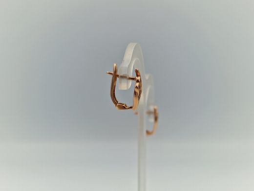 Zelta auskari ar cirkoniju, 3.21 g