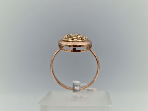 Zelta gredzens ar cirkoniju, 1.67 g, izm. 20