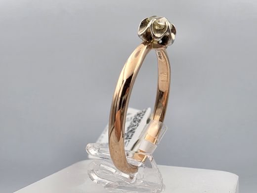Gold ring, 2.42 g, size 18