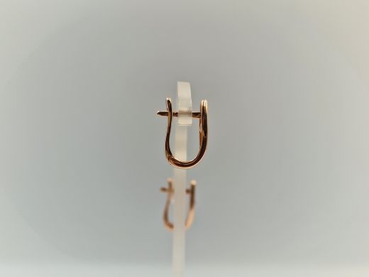 Zelta auskari ar cirkoniju, 1.96 g