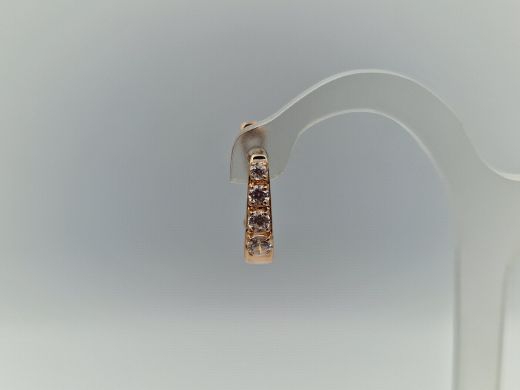 Zelta auskari ar cirkoniju, 1.99 g