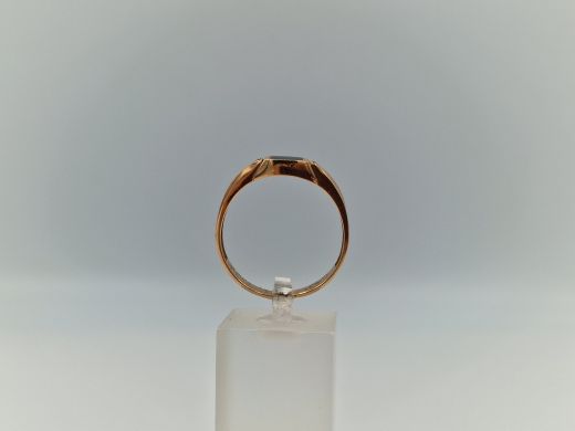 Zelta gredzens ar cirkoniju, 3.58 g, izm. 21.5