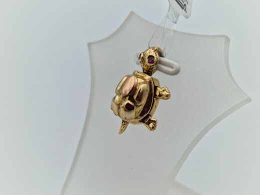 Zelta kulons ar cirkoniju, 2.29 g