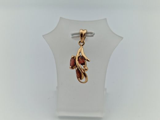 Zelta kulons ar cirkoniju, 1.16 g