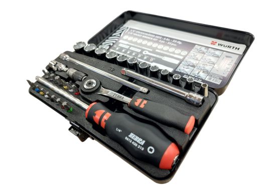Wurth 1/4 Socket Wrench Set 