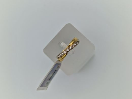 Золотое кольцо, 3.78 г, разм. 17.5