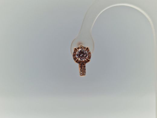 Zelta auskari ar cirkoniju, 1.94 g