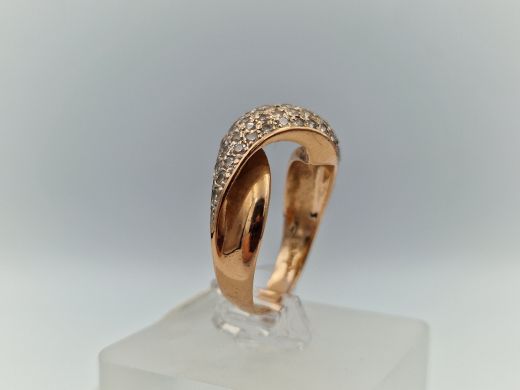 Золотое кольцо с цирконом, 4.7 г