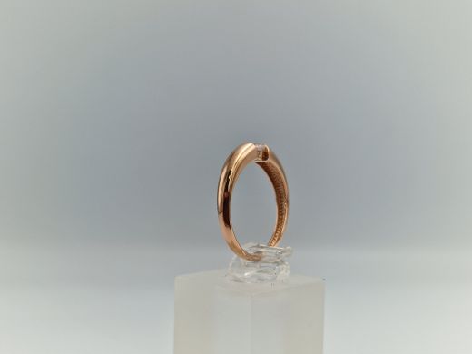 Zelta gredzens ar cirkoniju, 1.99 g, izm. 17.5