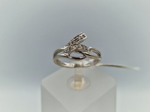 Zelta gredzens ar briljantu, 1.97 g, izm. 16