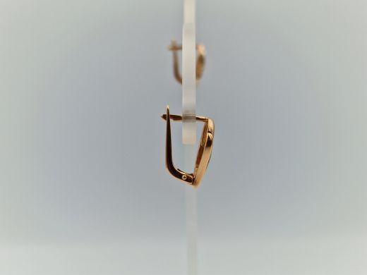 Zelta auskari ar cirkoniju, 3.41 g