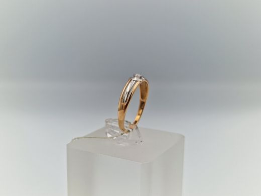 Zelta gredzens, 1.37 g, izm. 17