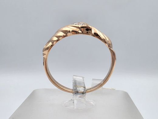 Gold ring, 2.46 g, size 17