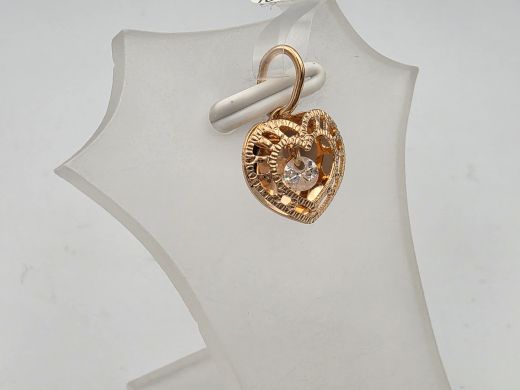 Zelta kulons ar cirkoniju, 0.65 g