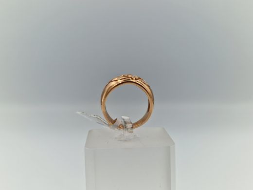 Zelta gredzens ar briljantu, 4.29 g, izm. 16.5