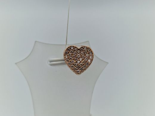 Zelta kulons ar cirkoniju, 2.68 g